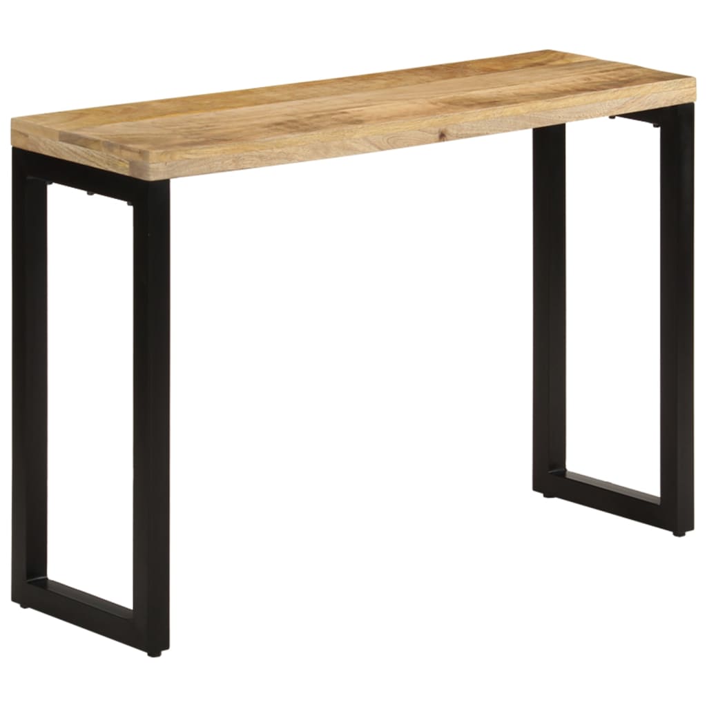 Table murale 120x35x76 cm en manguier massif et acier