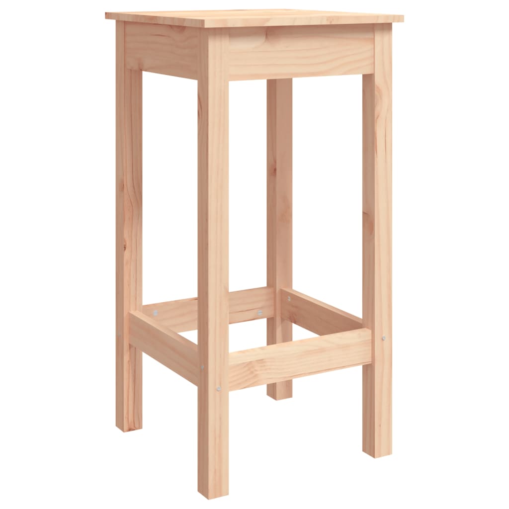 Tabourets de bar 2 pcs 40x41,5x112 cm bois de pin massif