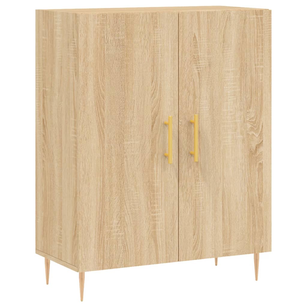 Buffet 69,5x34x90 cm en bois travaillé