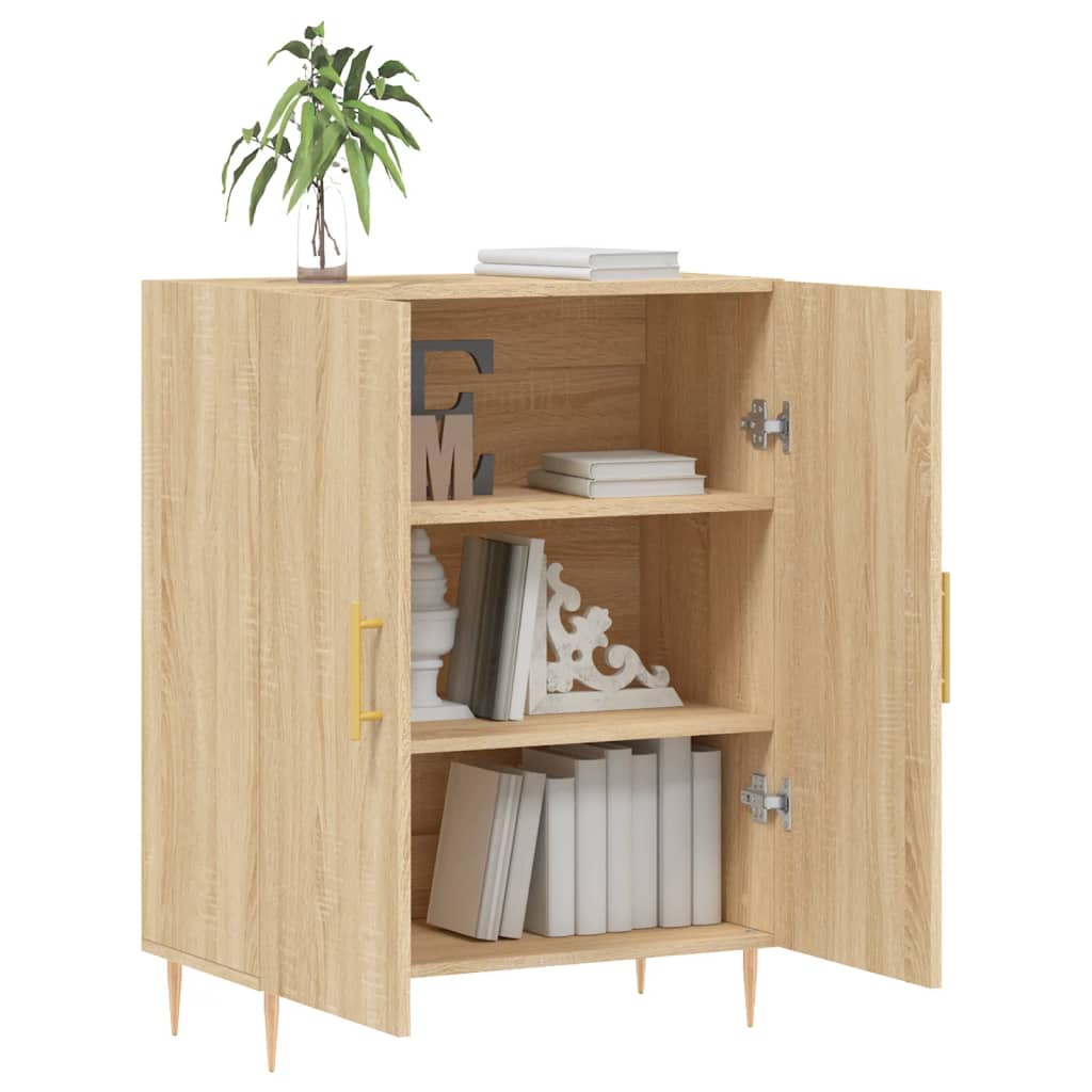 Buffet 69,5x34x90 cm en bois travaillé