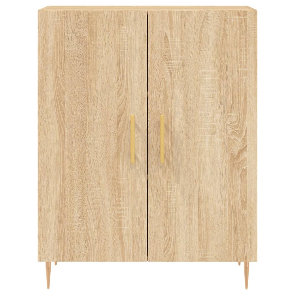 Buffet 69,5x34x90 cm en bois travaillé