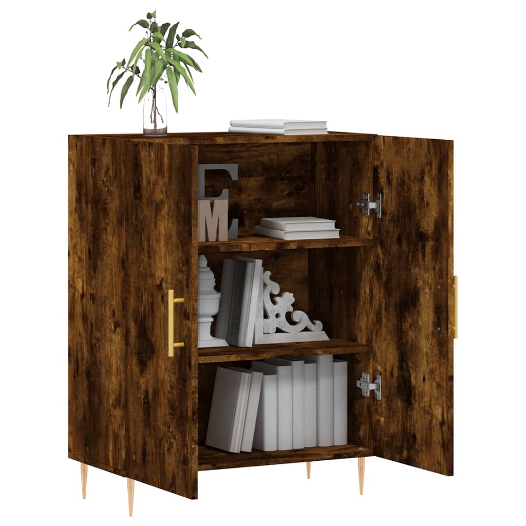 Buffet 69,5x34x90 cm en bois travaillé