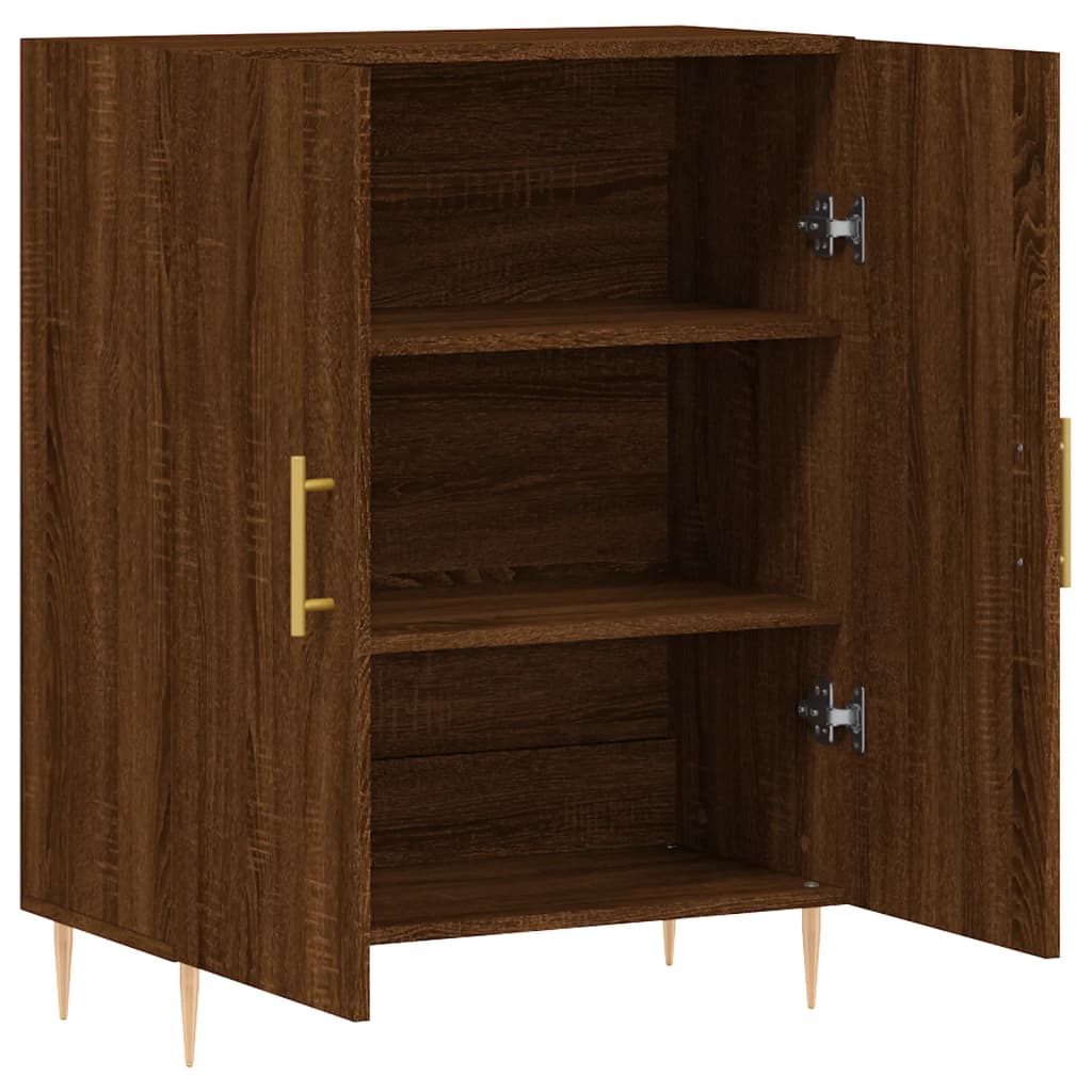 Dressoir 69,5x34x90 cm bewerkt hout