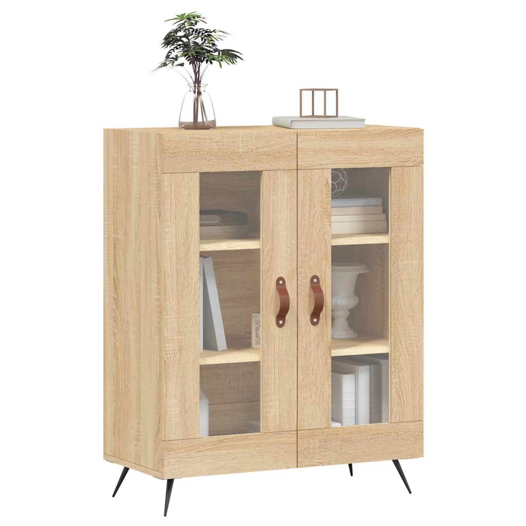 Buffet 69,5x34x90 cm en bois travaillé