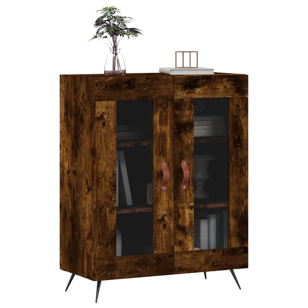 Buffet 69,5x34x90 cm en bois travaillé