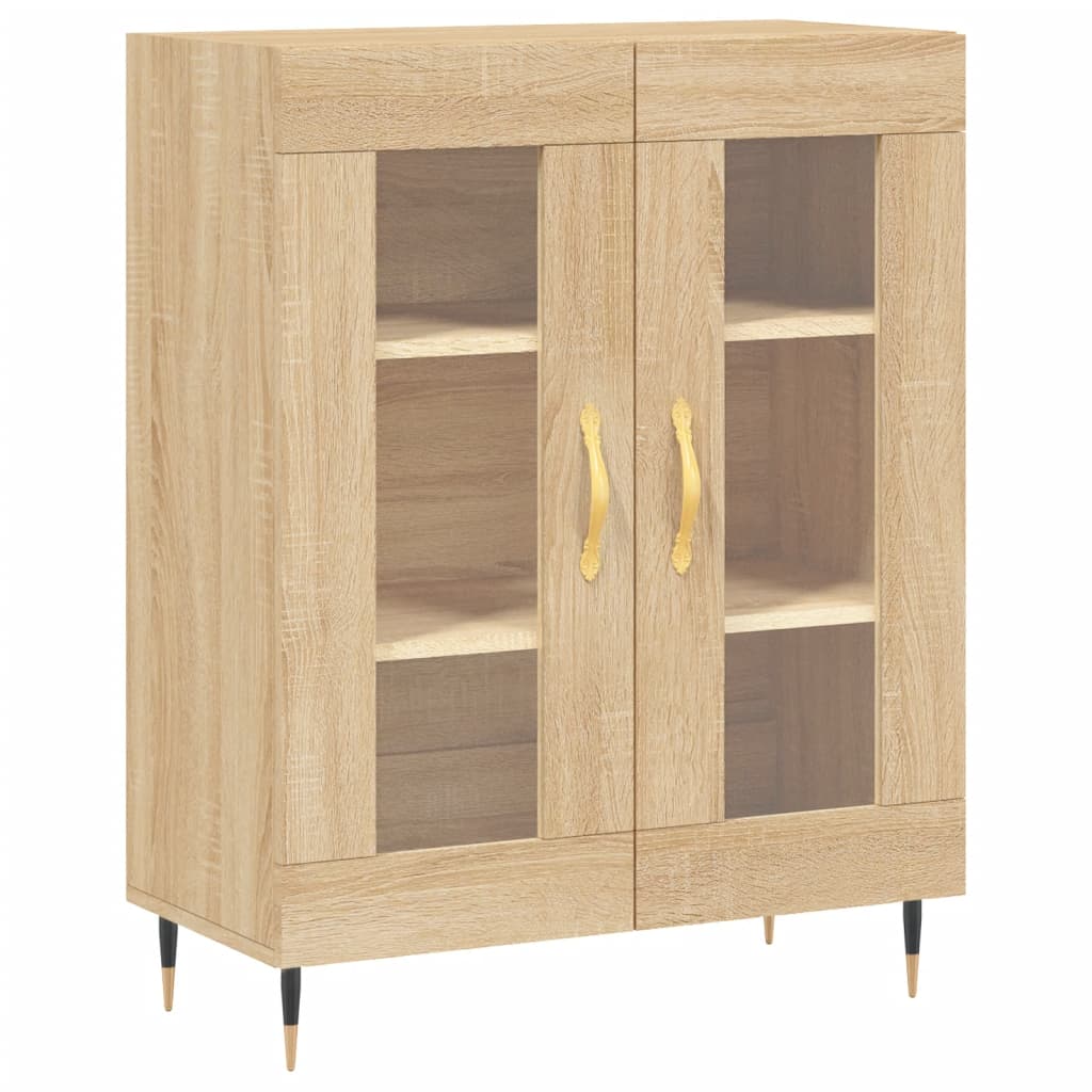 Buffet 69,5x34x90 cm en bois travaillé