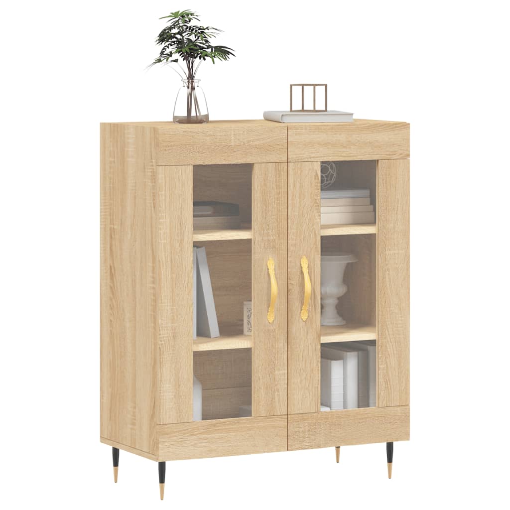 Buffet 69,5x34x90 cm en bois travaillé