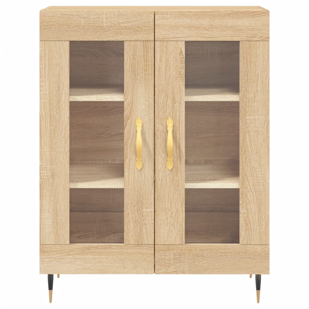 Buffet 69,5x34x90 cm en bois travaillé