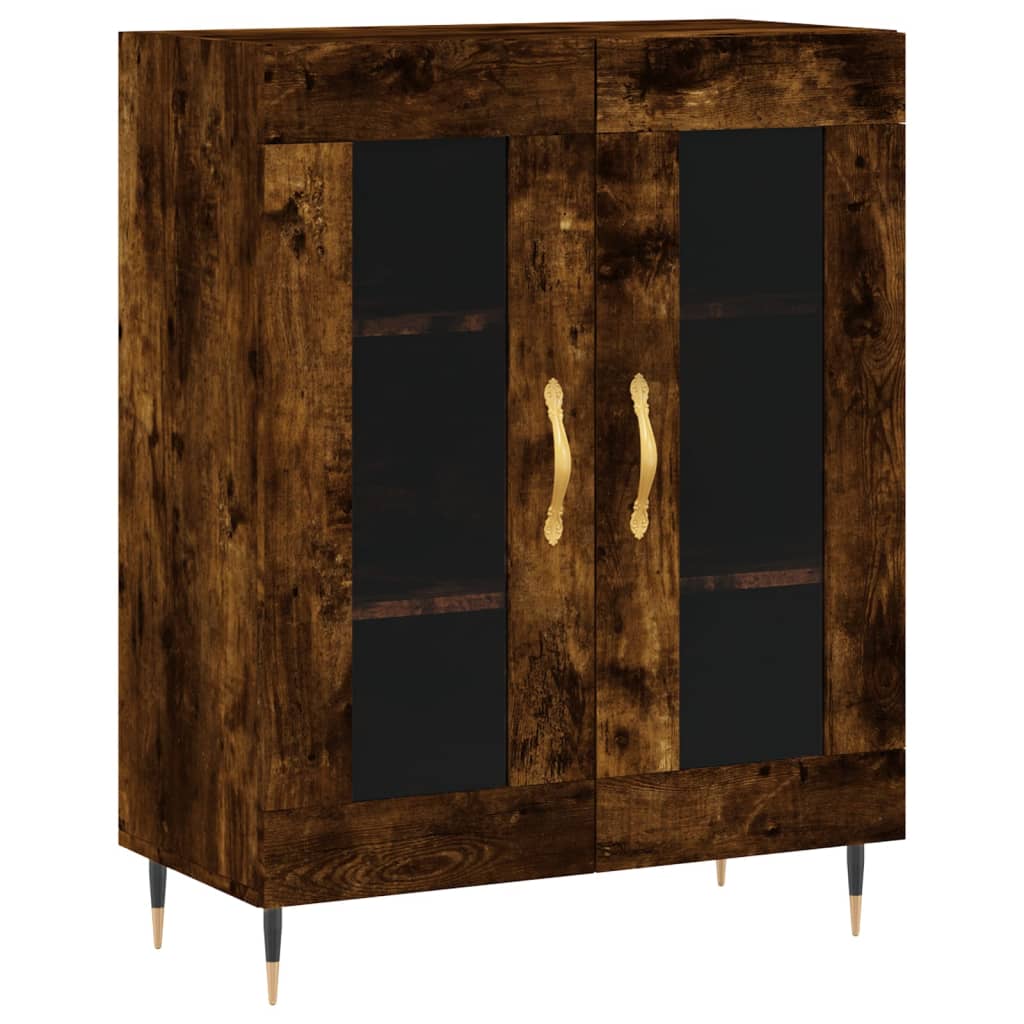 Buffet 69,5x34x90 cm en bois travaillé