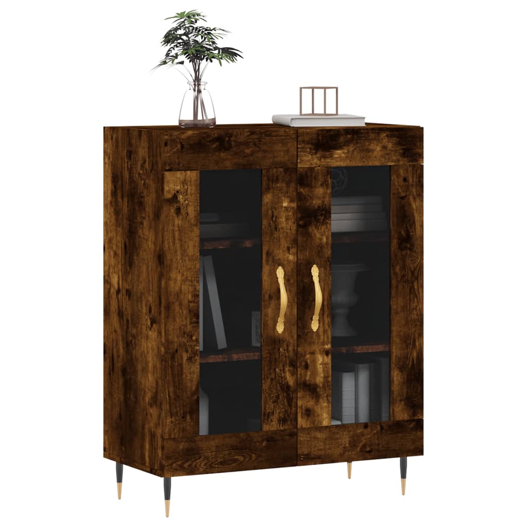 Buffet 69,5x34x90 cm en bois travaillé