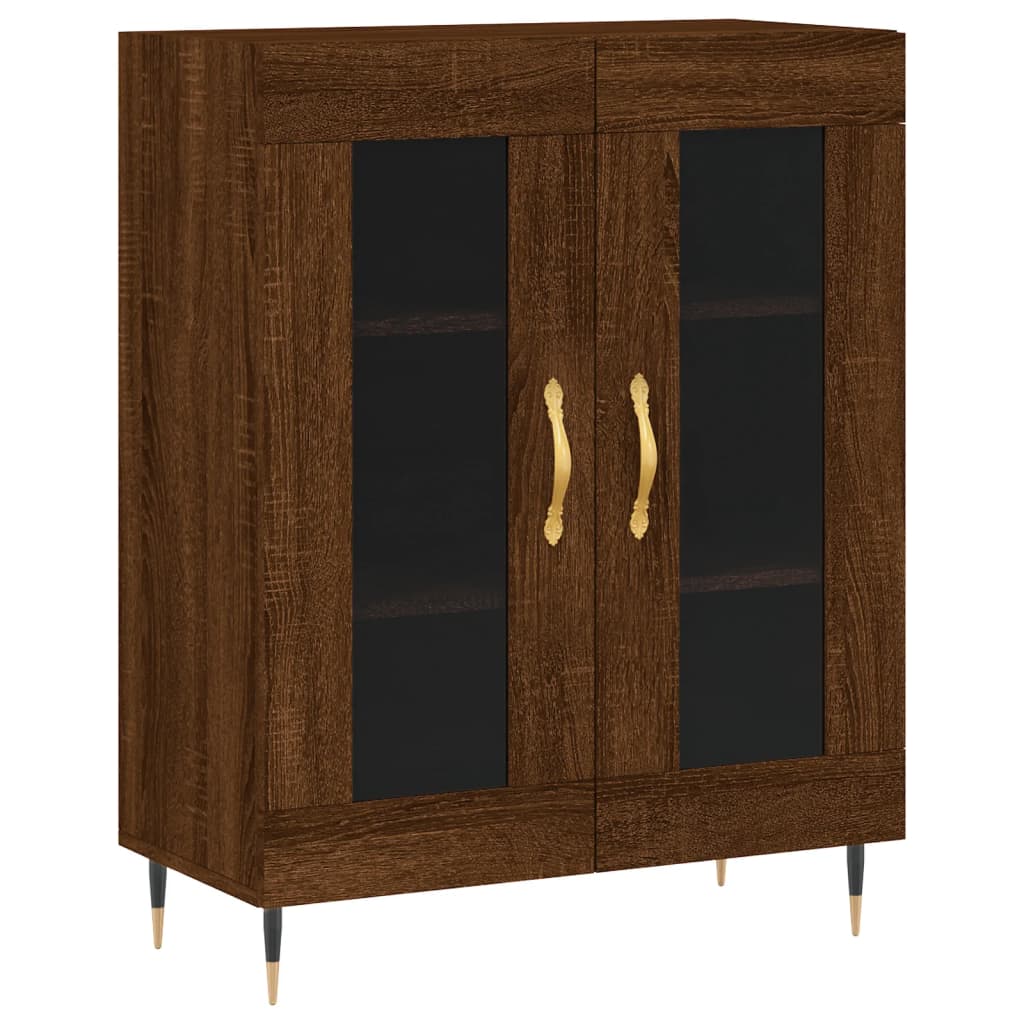 Buffet 69,5x34x90 cm en bois travaillé