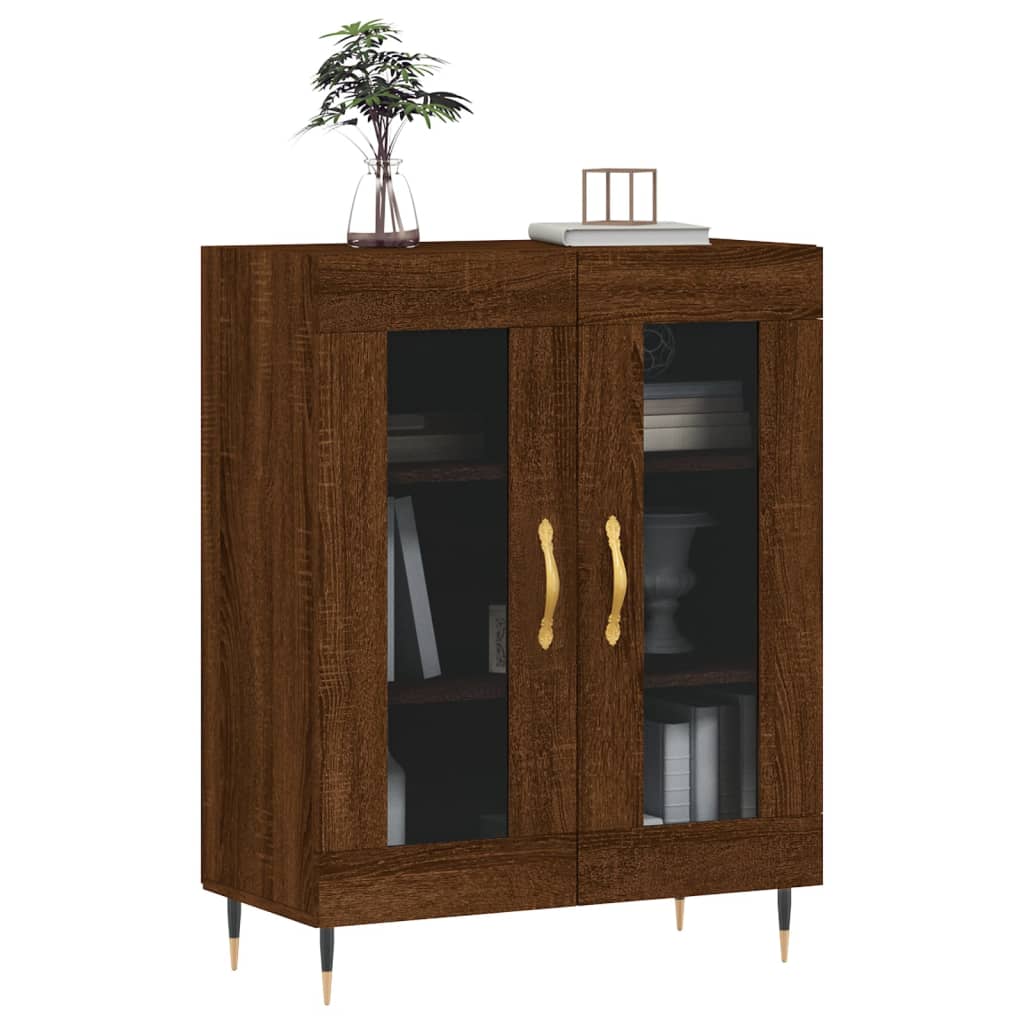 Buffet 69,5x34x90 cm en bois travaillé