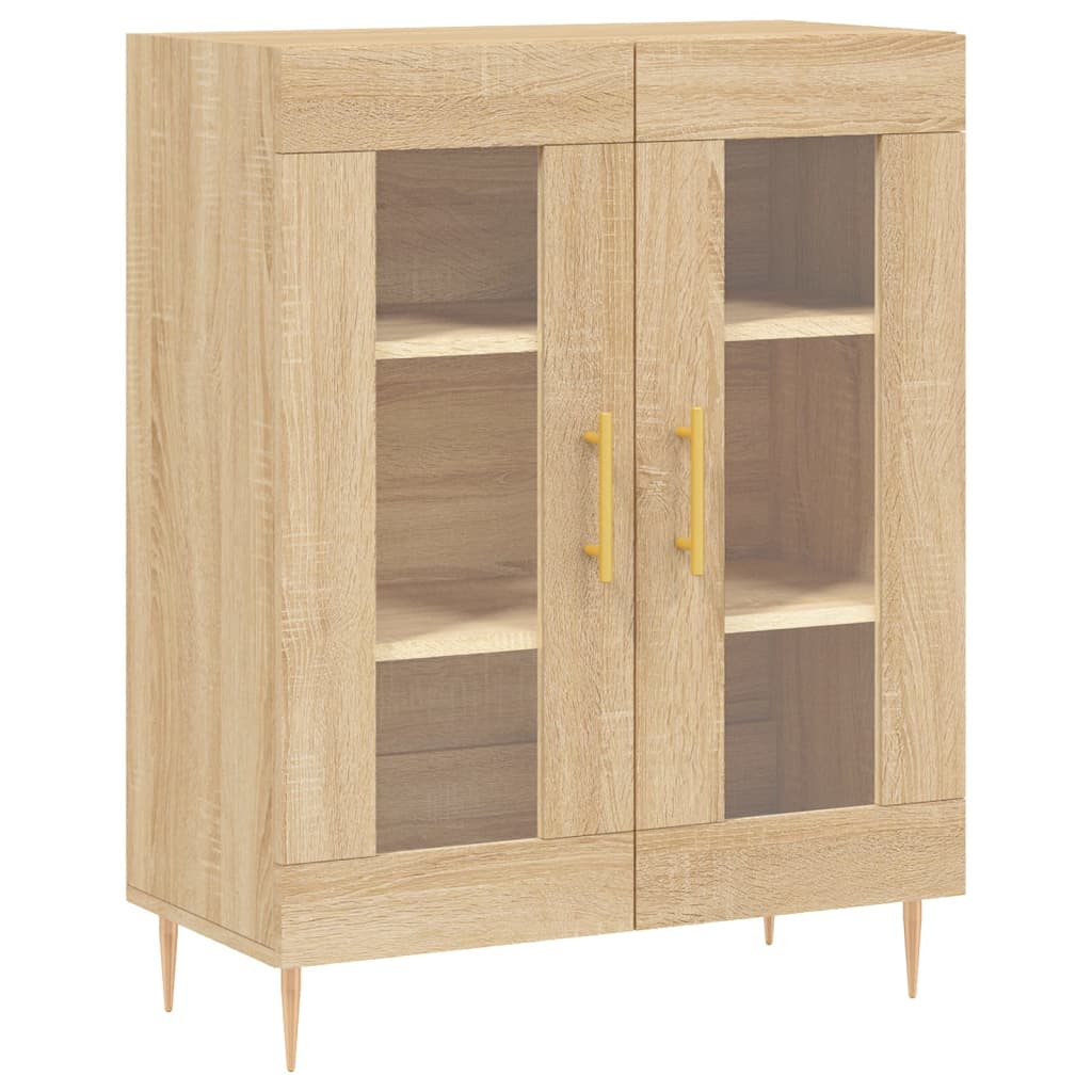 Buffet 69,5x34x90 cm en bois travaillé