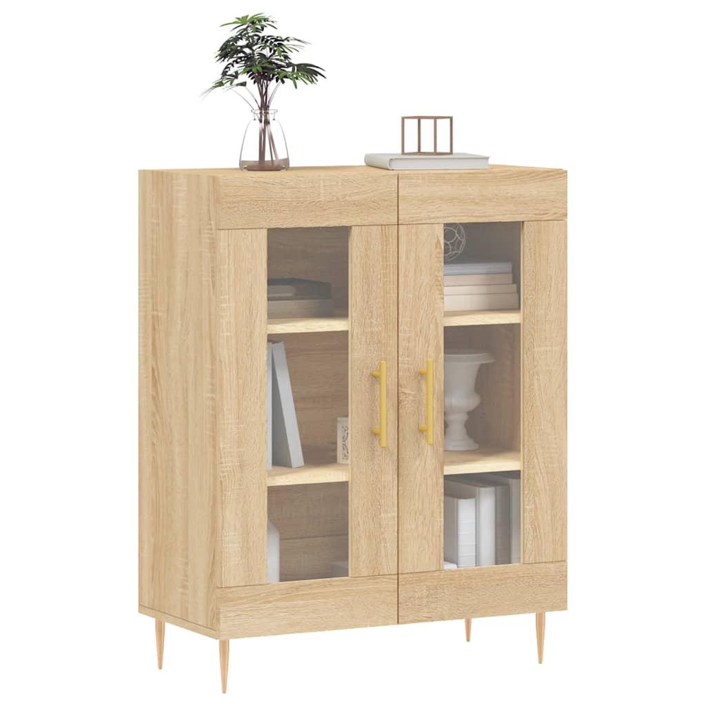 Buffet 69,5x34x90 cm en bois travaillé