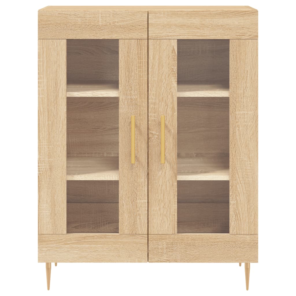 Buffet 69,5x34x90 cm en bois travaillé