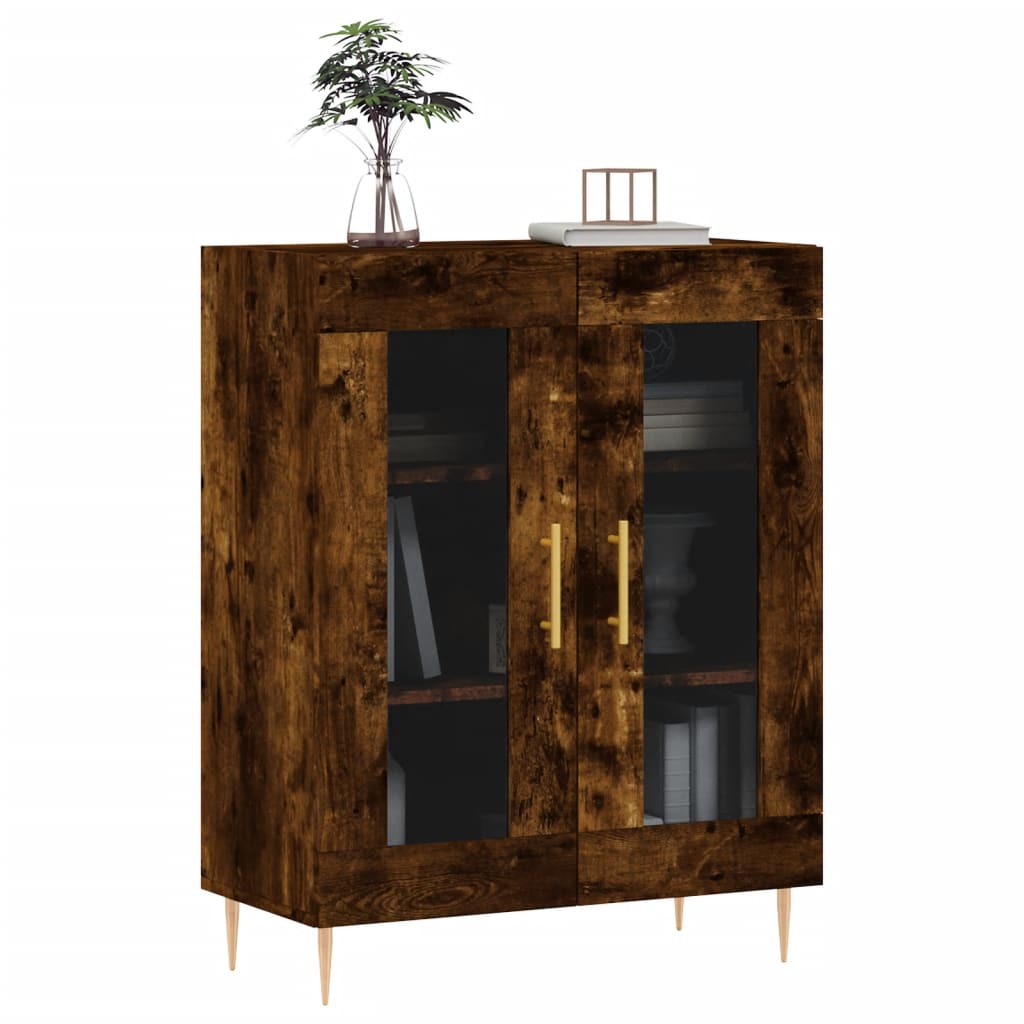 Buffet 69,5x34x90 cm en bois travaillé