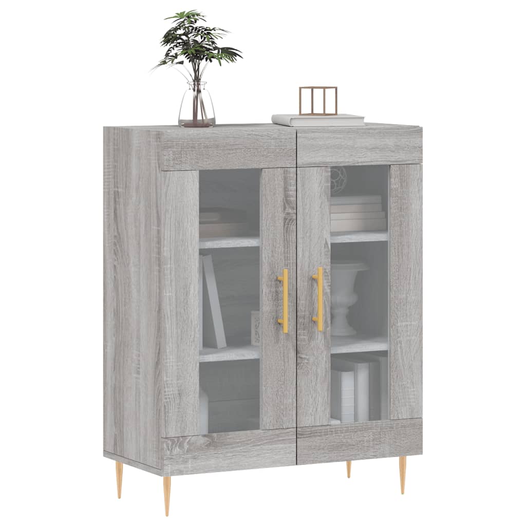 Buffet 69,5x34x90 cm en bois travaillé