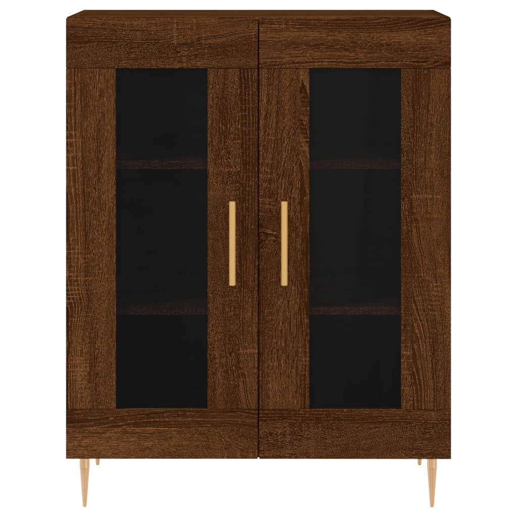 Dressoir 69,5x34x90 cm bewerkt hout