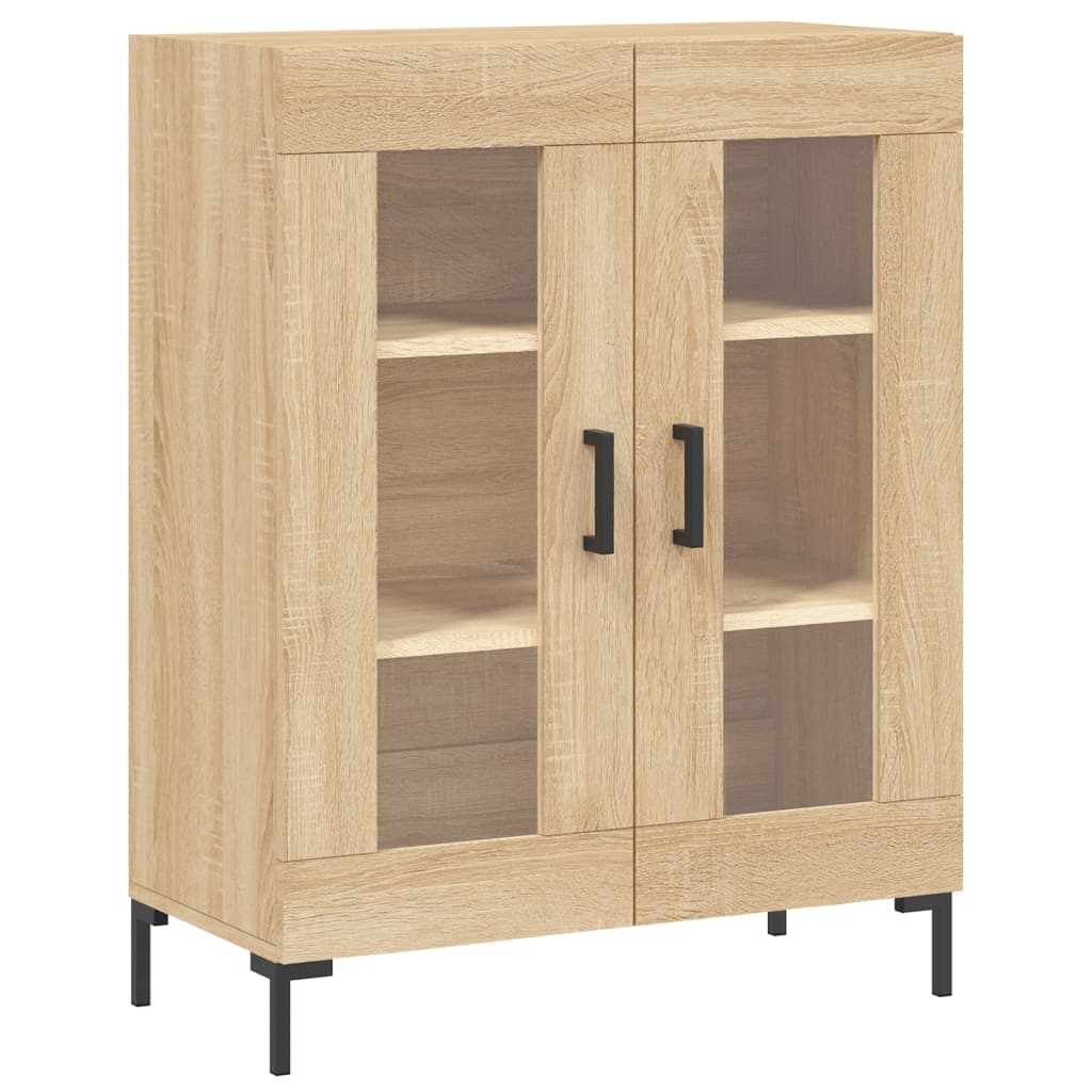 Buffet 69,5x34x90 cm en bois travaillé