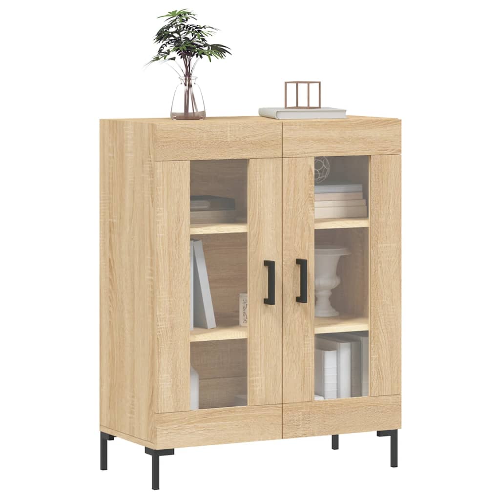 Buffet 69,5x34x90 cm en bois travaillé