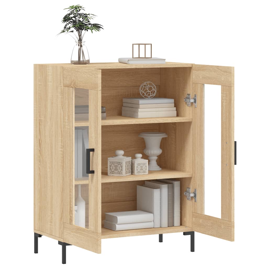 Buffet 69,5x34x90 cm en bois travaillé