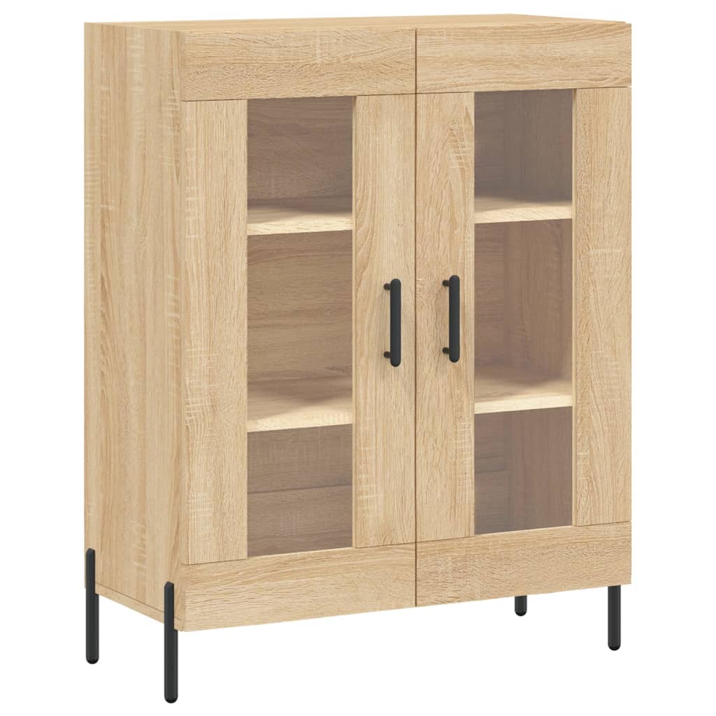 Buffet 69,5x34x90 cm en bois travaillé