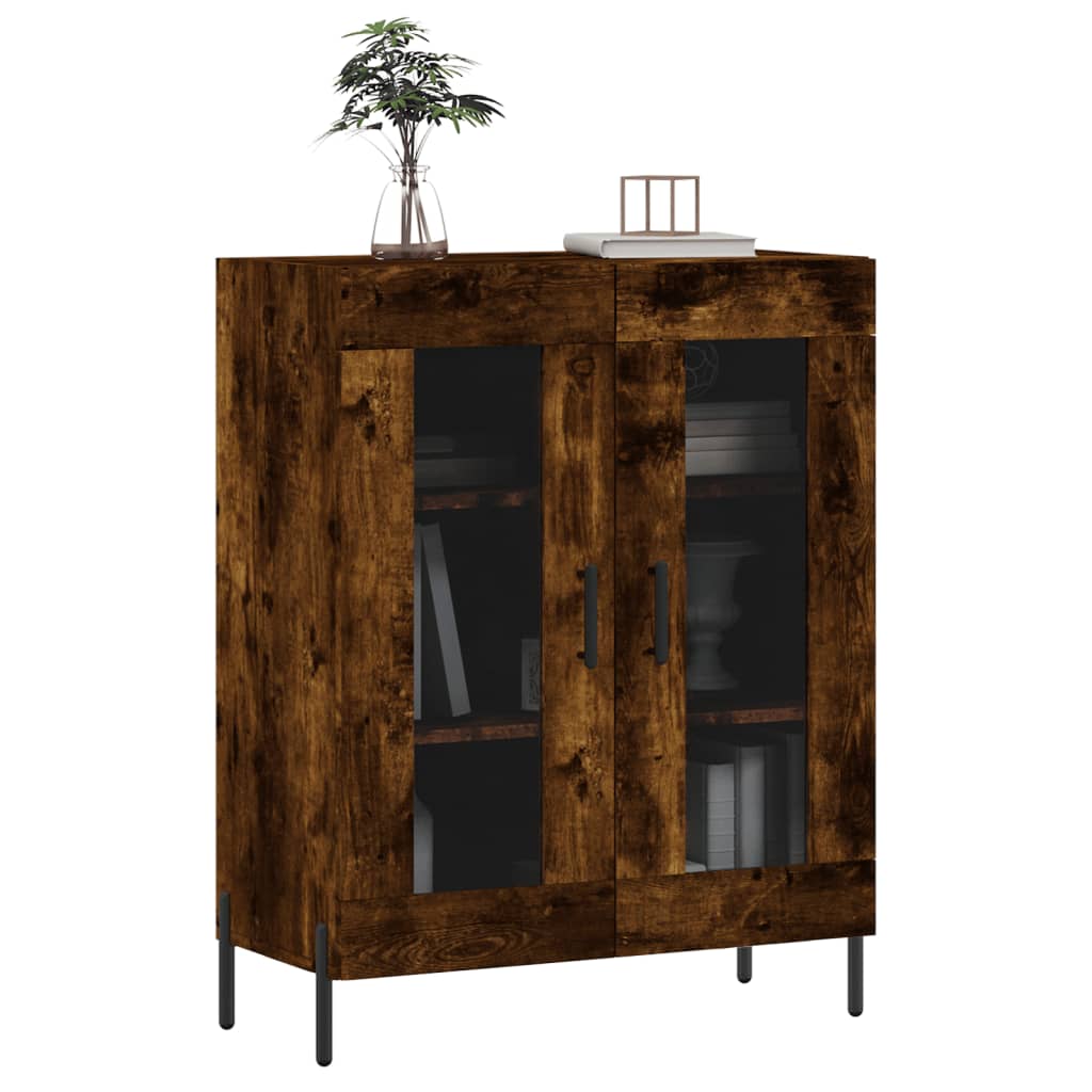 Buffet 69,5x34x90 cm en bois travaillé