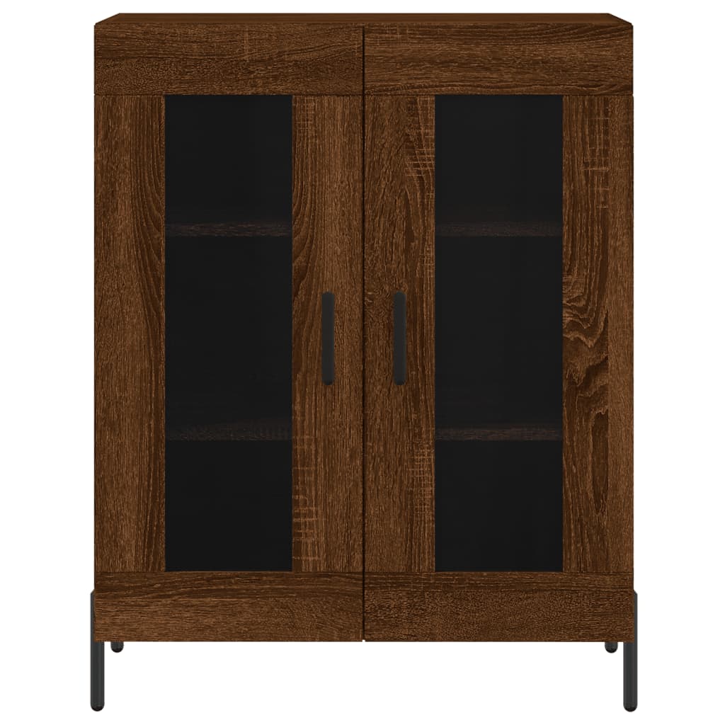 Buffet 69,5x34x90 cm en bois travaillé