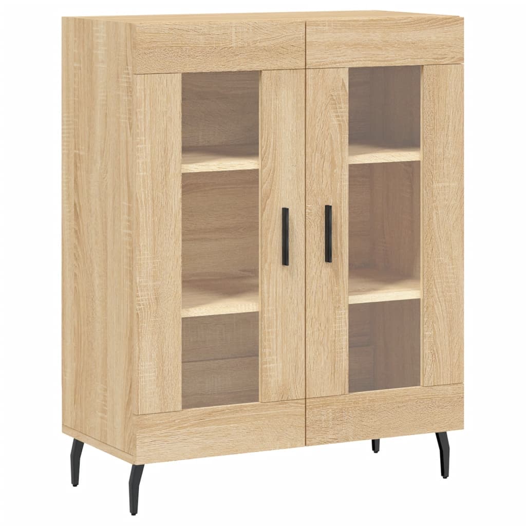 Buffet 69,5x34x90 cm en bois travaillé