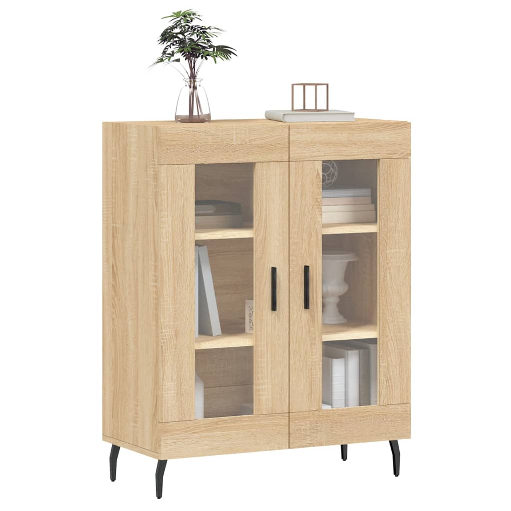 Buffet 69,5x34x90 cm en bois travaillé