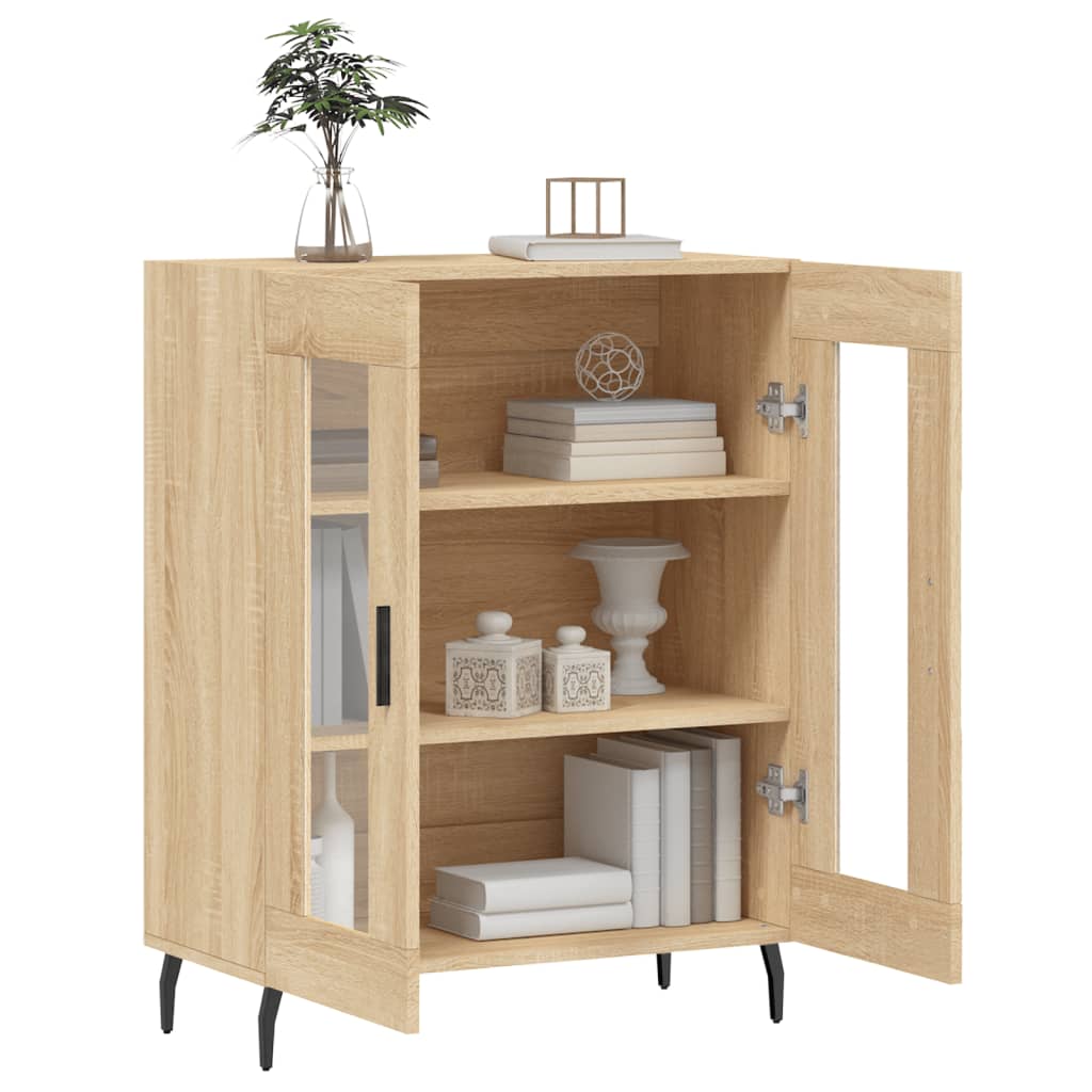 Buffet 69,5x34x90 cm en bois travaillé