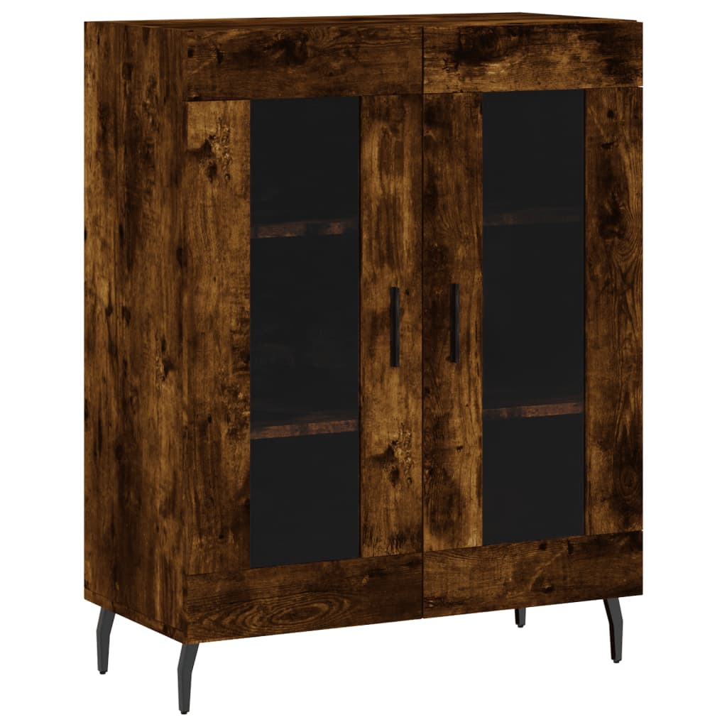 Buffet 69,5x34x90 cm en bois travaillé