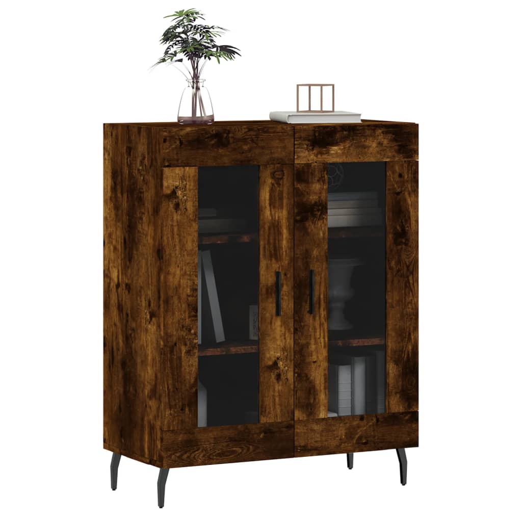 Buffet 69,5x34x90 cm en bois travaillé