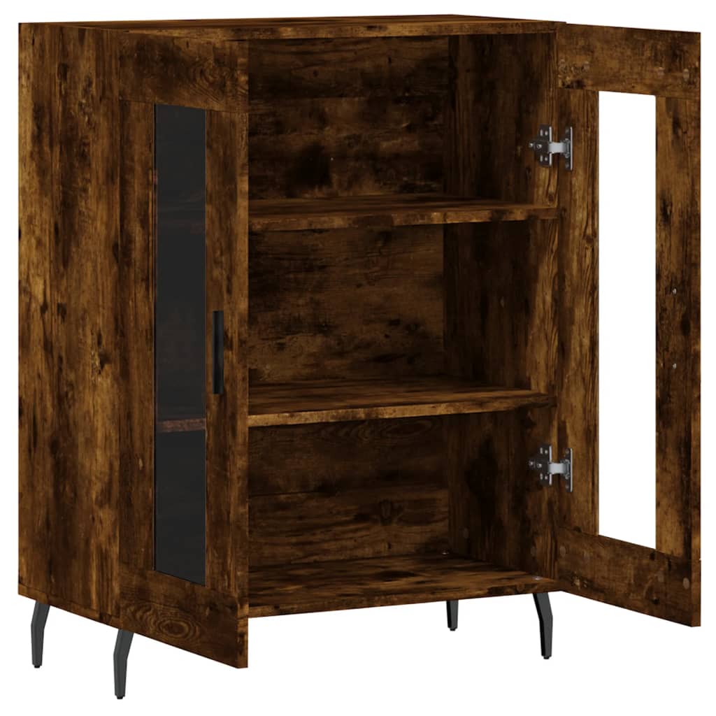 Buffet 69,5x34x90 cm en bois travaillé