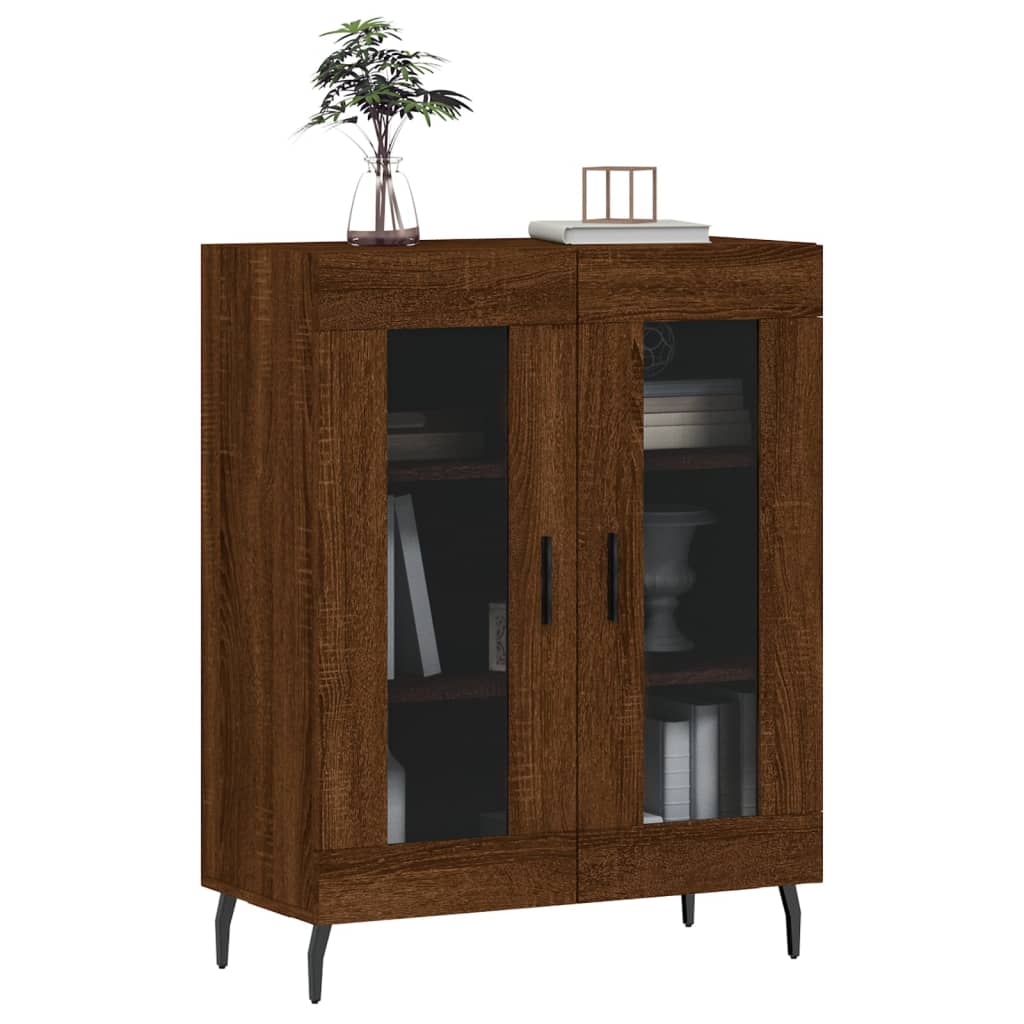 Buffet 69,5x34x90 cm en bois travaillé