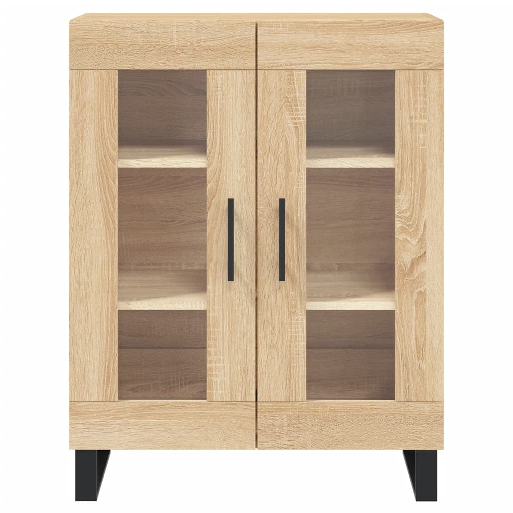 Dressoir 69,5x34x90 cm bewerkt hout eikenkleurig