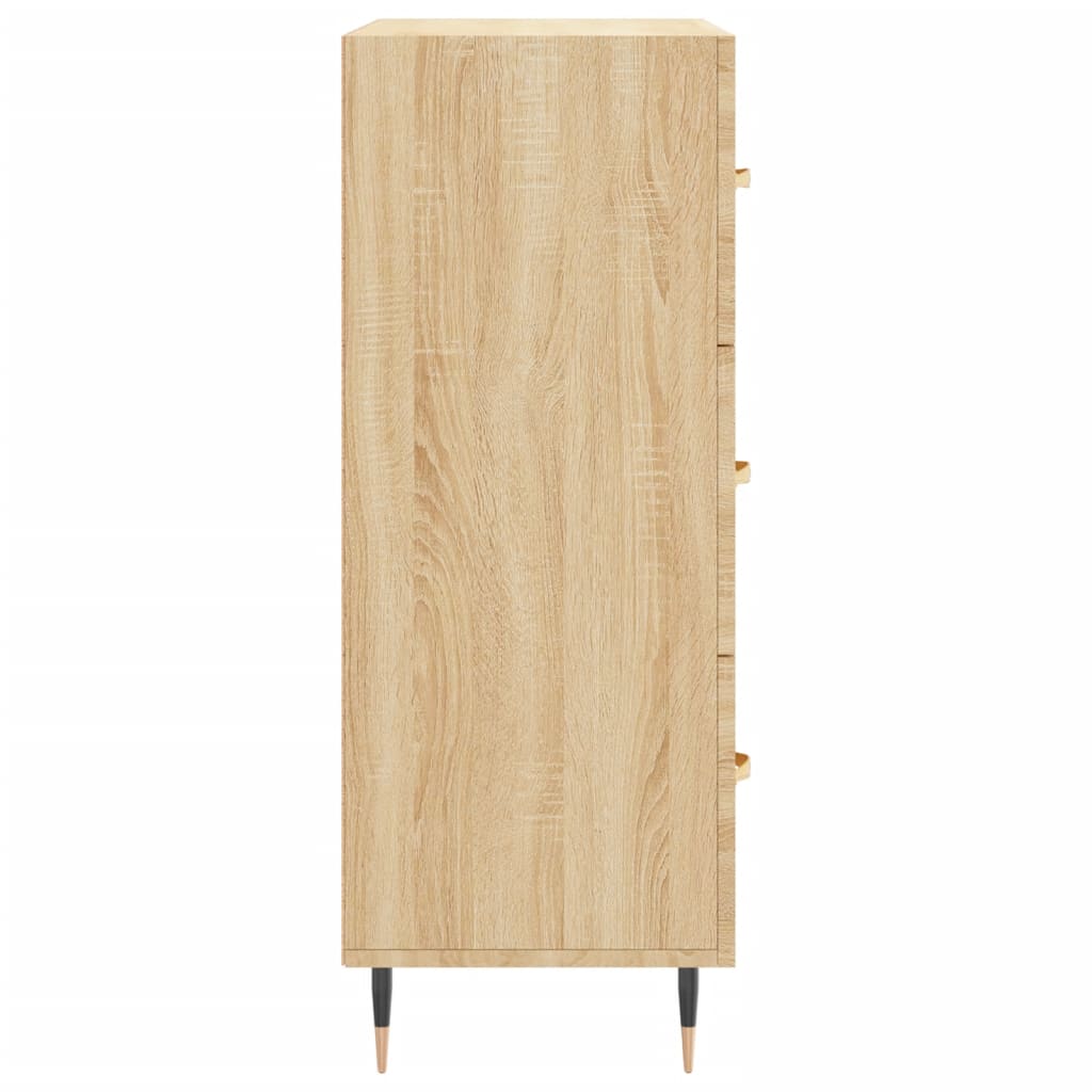 Dressoir 69,5x34x90 cm bewerkt hout