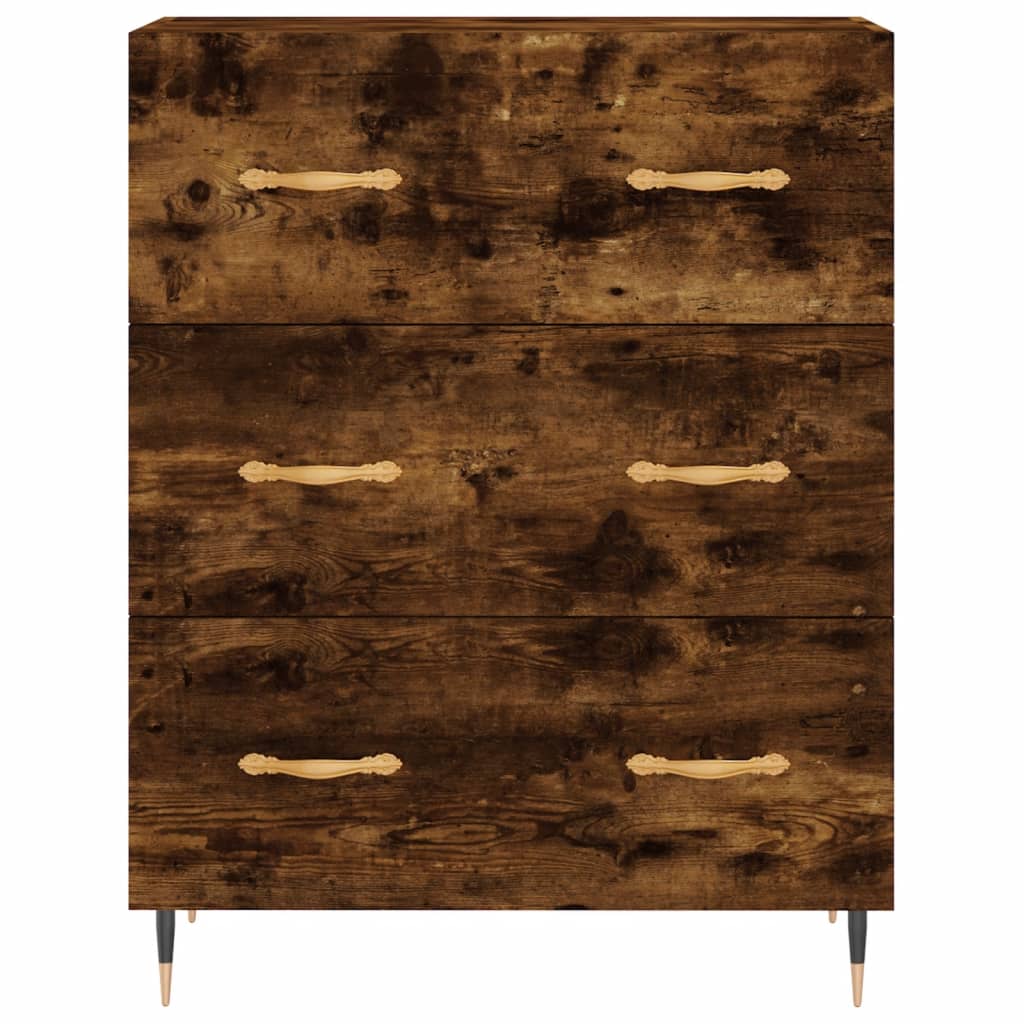 Buffet 69,5x34x90 cm en bois travaillé