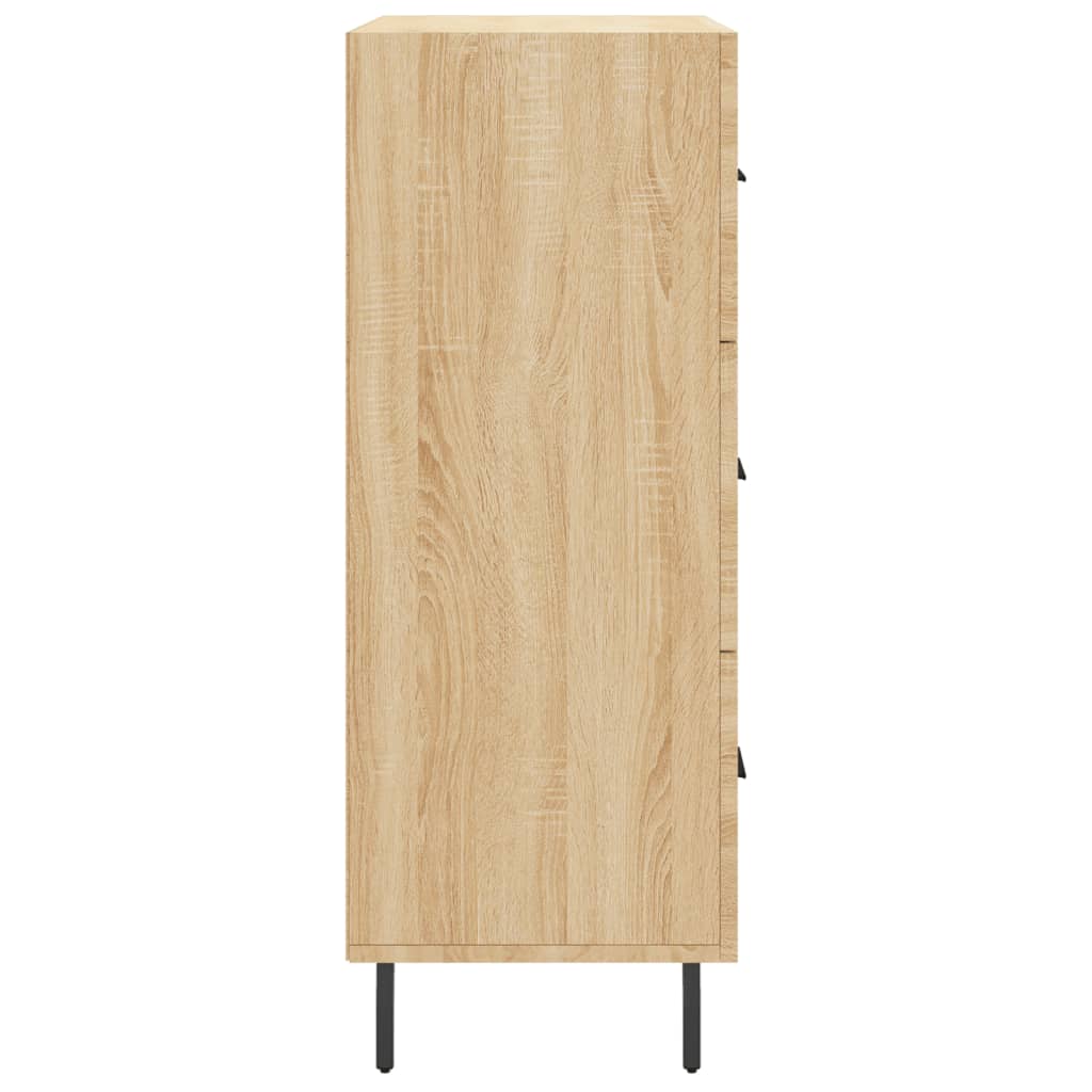 Buffet 69,5x34x90 cm en bois travaillé