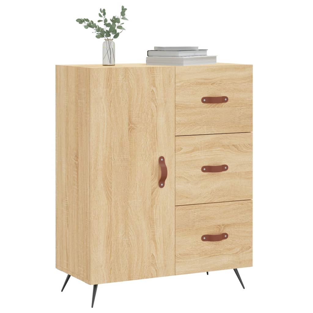 Buffet 69,5x34x90 cm en bois travaillé