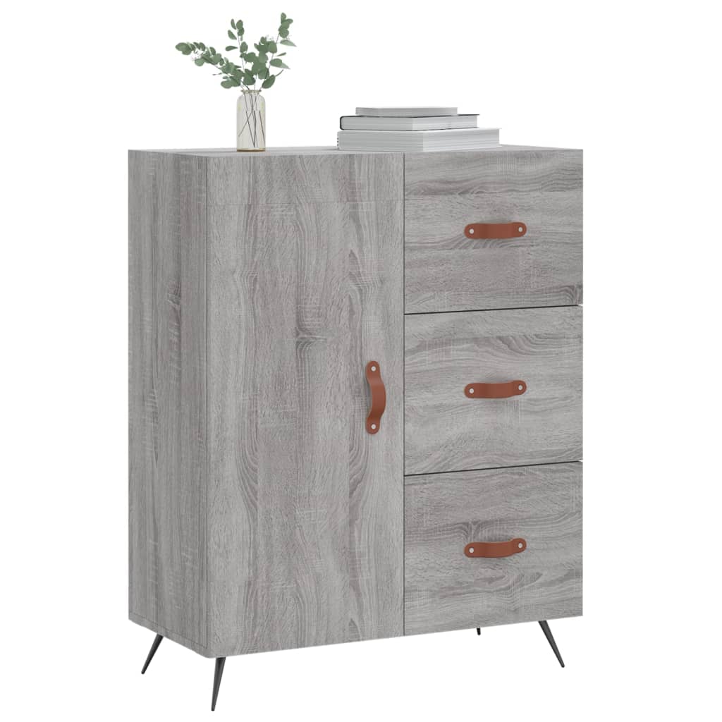 Buffet 69,5x34x90 cm en bois travaillé