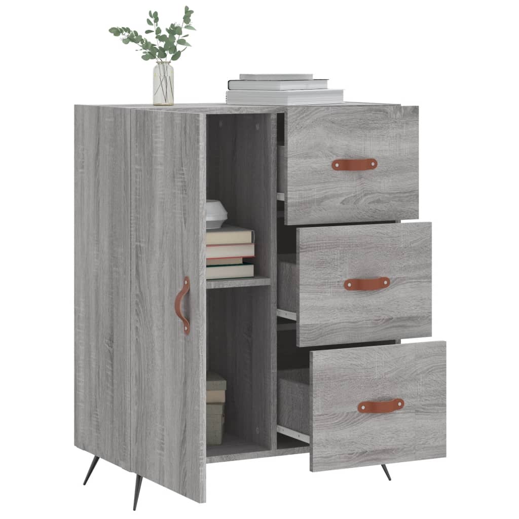 Dressoir 69,5x34x90 cm bewerkt hout