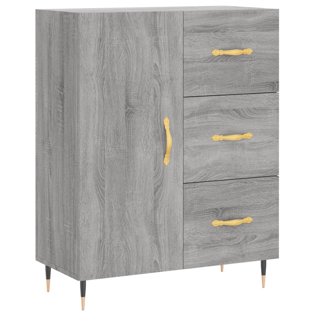 Buffet 69,5x34x90 cm en bois travaillé