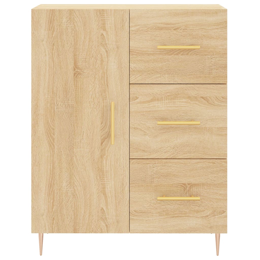 Buffet 69,5x34x90 cm en bois travaillé