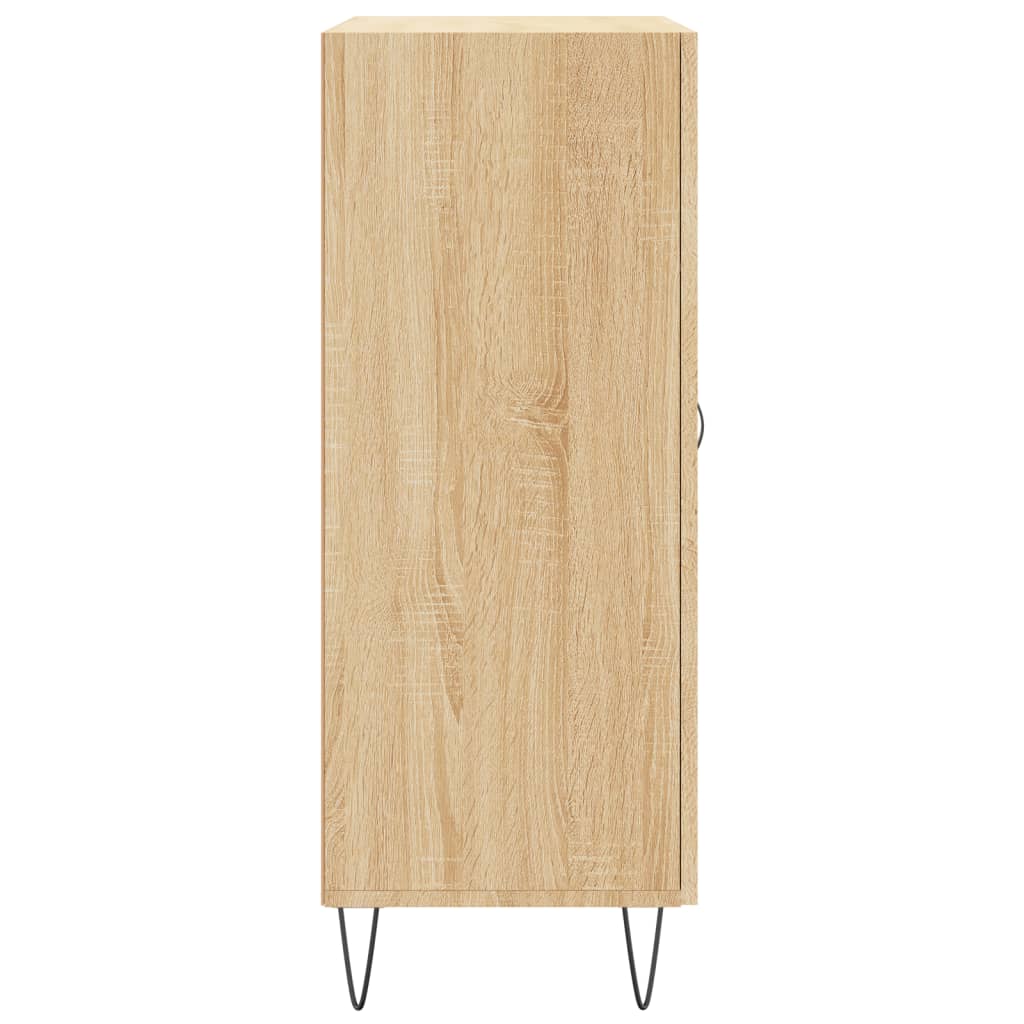 Dressoir 69,5x34x90 cm bewerkt hout