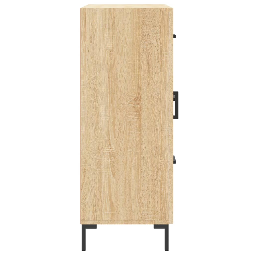 Dressoir 69,5x34x90 cm bewerkt hout eikenkleurig