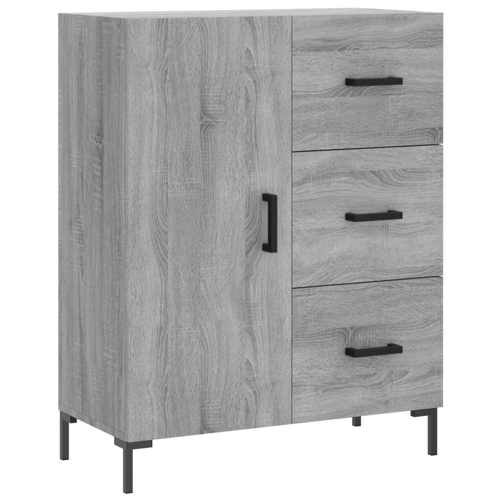 Dressoir 69,5x34x90 cm bewerkt hout eikenkleurig