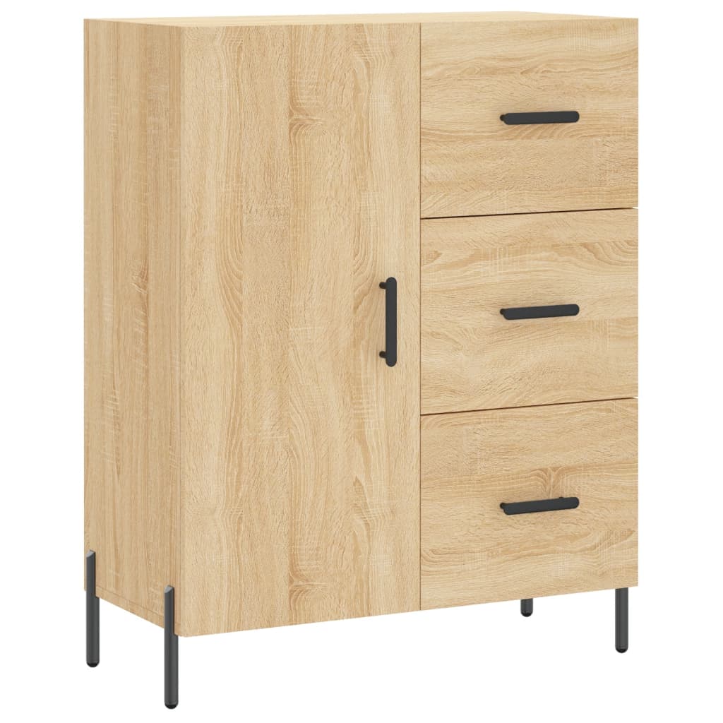 Dressoir 69,5x34x90 cm bewerkt hout