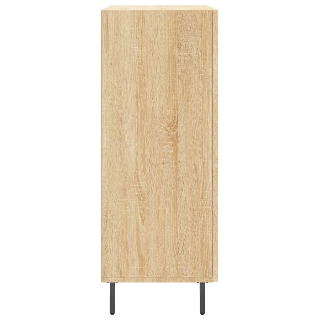 Dressoir 69,5x34x90 cm bewerkt hout eikenkleurig