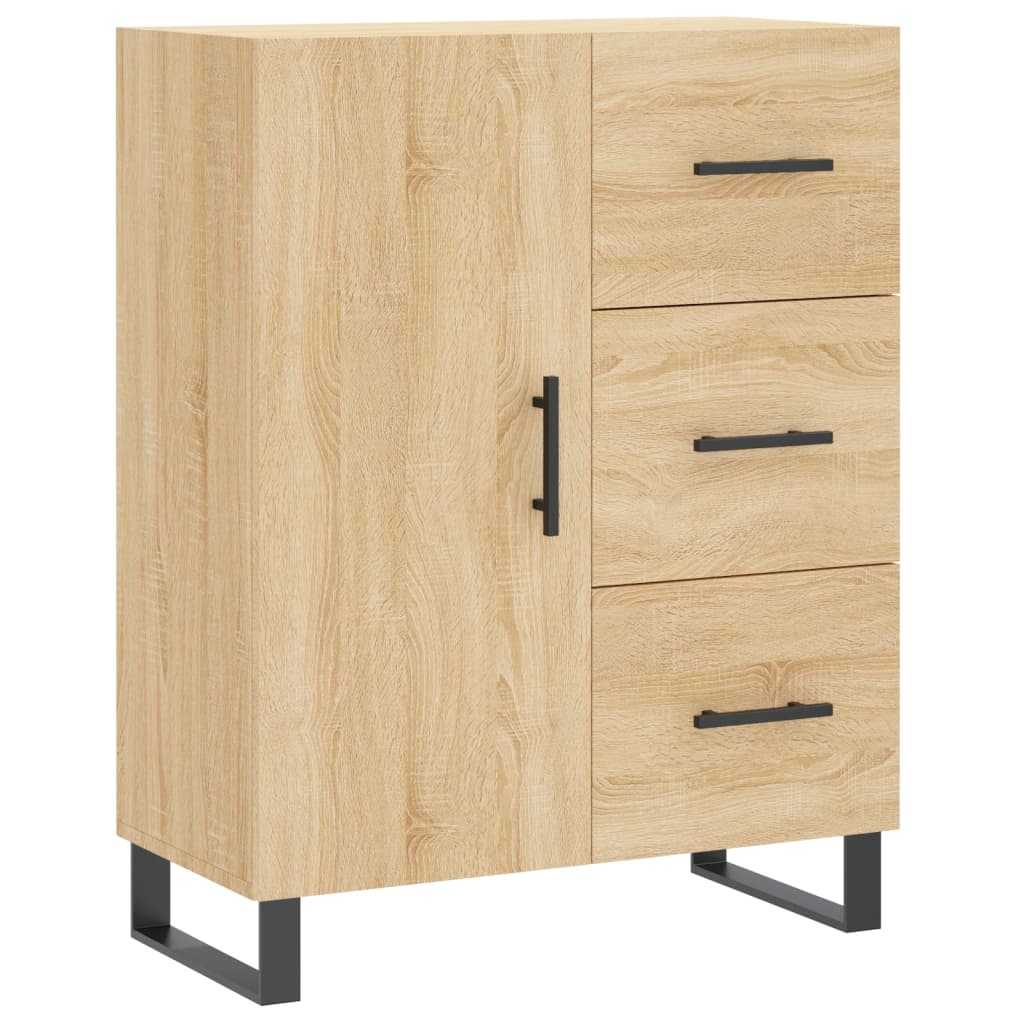 Buffet 69,5x34x90 cm en bois travaillé